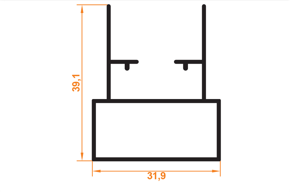 EMSA 52737 304 Gold Case Profile